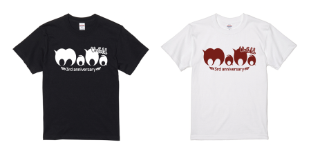 【Goods】メジャーデビュー3周年Tシャツ 限定発売
